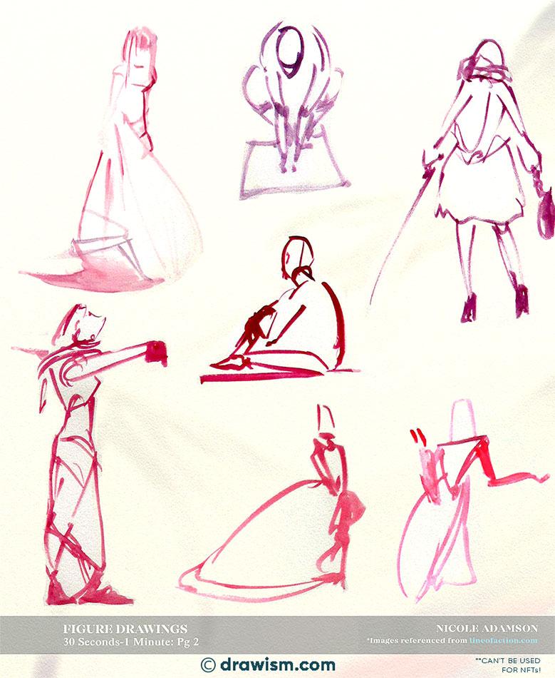 Quick Figure Drawing Sketches