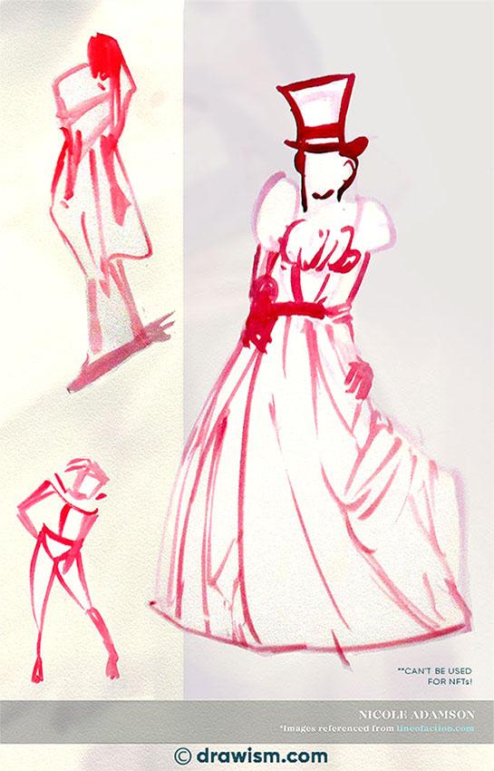 Drawing Ideas People Gesture Sketch