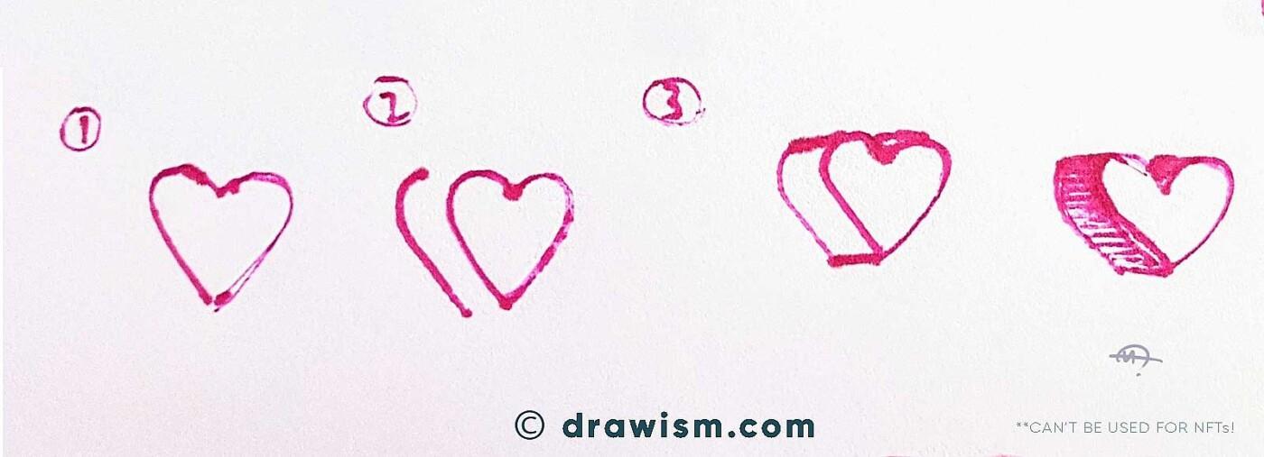 15 Satisfying Heart Drawing Ideas