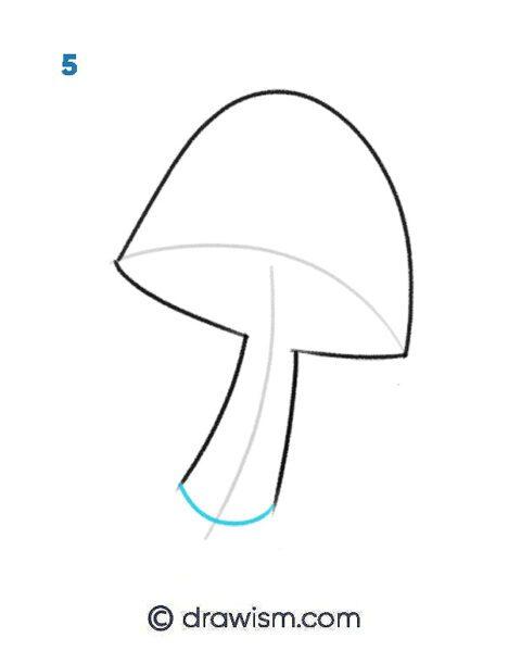 Make Lovely Stylized Fantasy Mushroom Drawings Step by Step